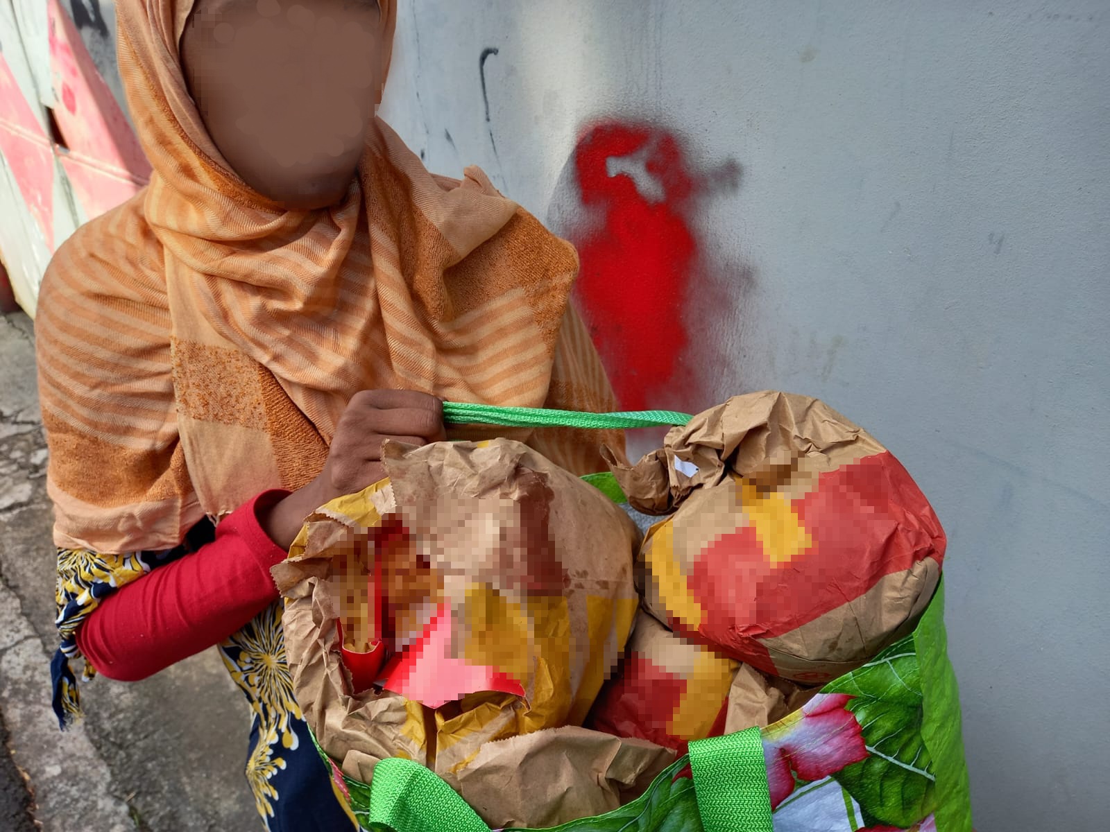 Food distribution to the needy